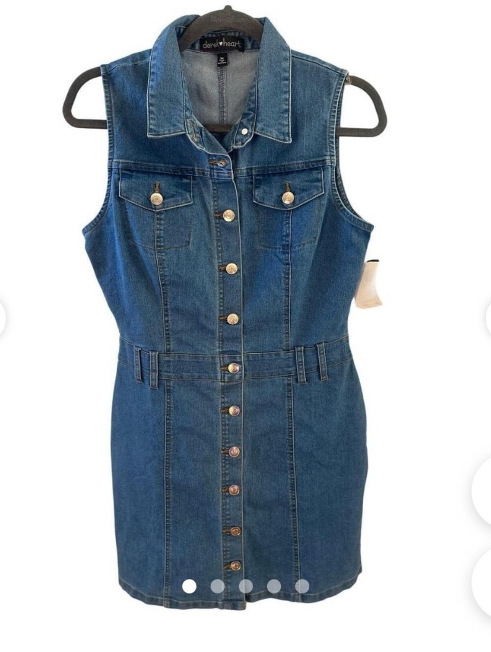 (Ew)Derek Heart Ladies Mini Jeans Dress